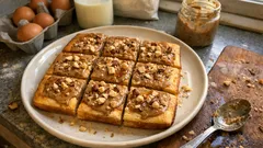 Pancake al forno in teglia: soffici, senza zucchero raffinato, perfetti per meal prep