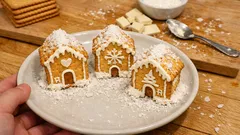 Casette di biscotti natalizie: si fanno senza impasto con cioccolato bianco e cocco