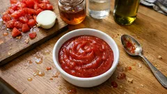 Ketchup fatta in casa: densa, profumata e senza zucchero raffinato